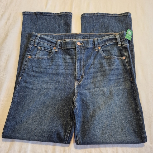 Gap women's size 14 x 32 90's loose flare mid rise jeans, NWT - Picture 3 of 8